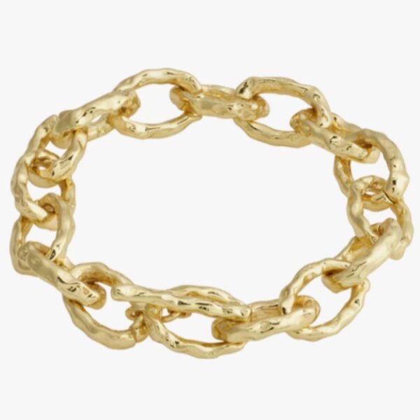 REFLECT recycled cable chain bracelet gold-plated Recycled